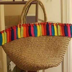 Trina Turk straw bag